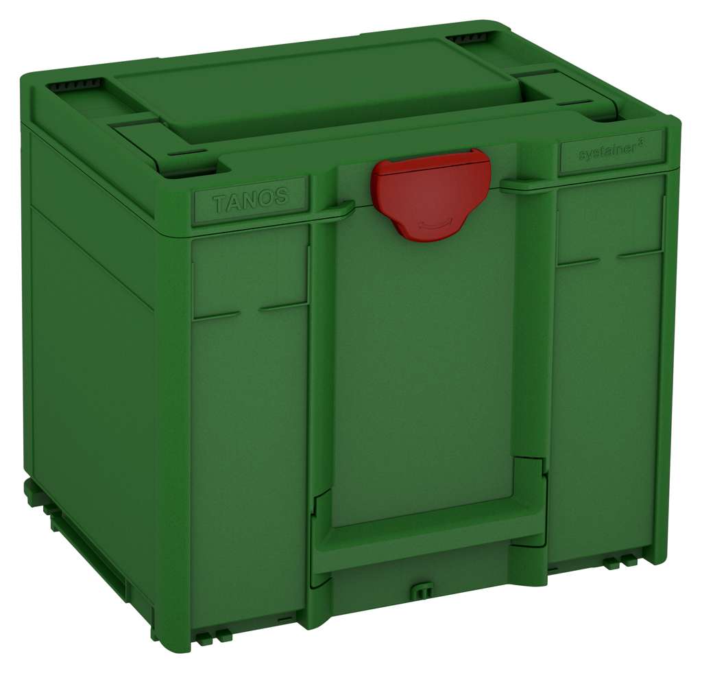 Systainer³ M 337, Emerald Green with Carmine Red catches