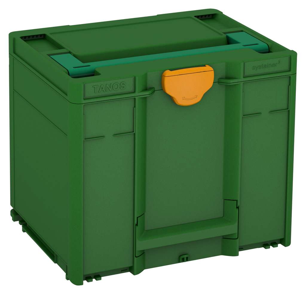 Systainer³ M 337, Emerald Green with Signal Green lid handle and Daffodil Yellow catches