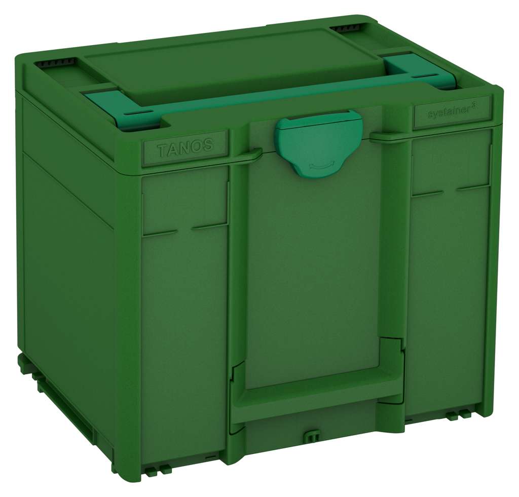 Systainer³ M 337, Emerald Green with Signal Green lid handle and Signal Green catches