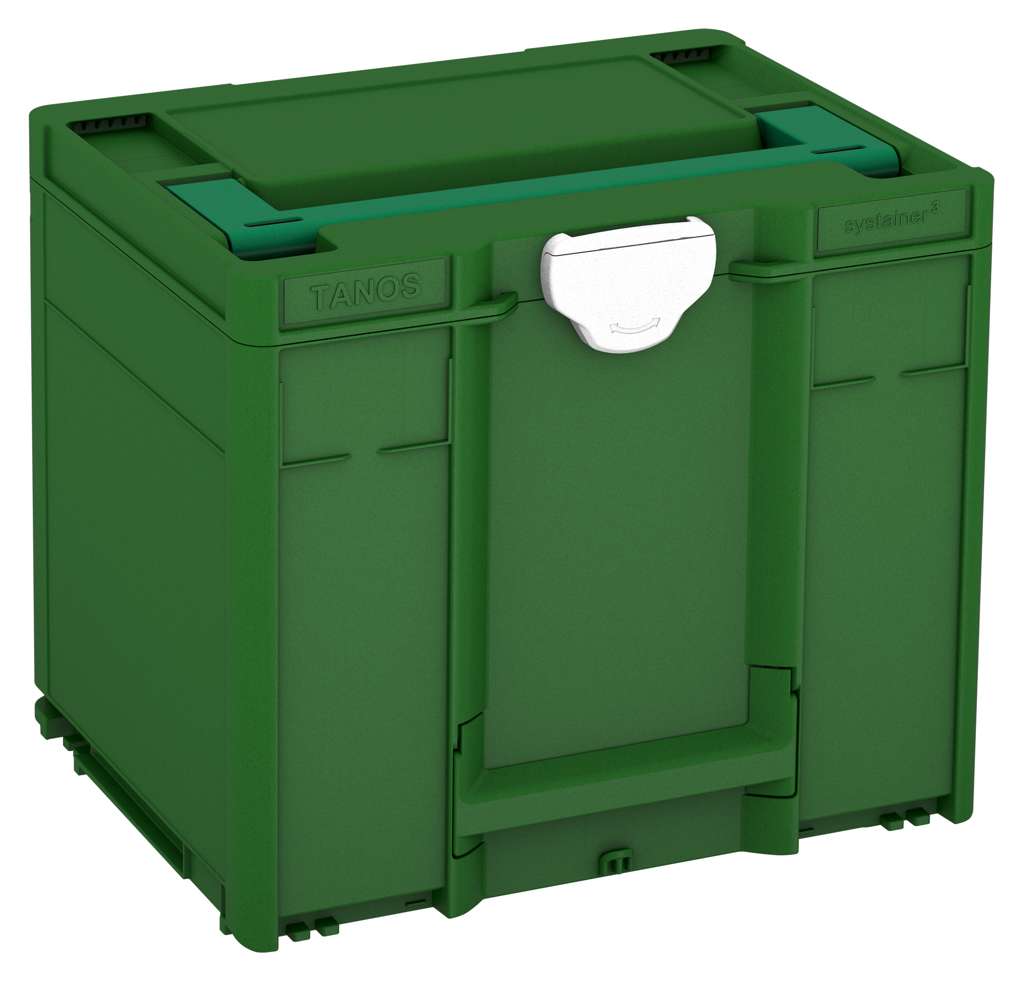 Systainer³ M 337, Emerald Green with Signal Green lid handle and White catches