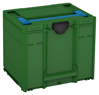 Systainer³ M 337, Emerald Green with Sky Blue lid handle and Black catches