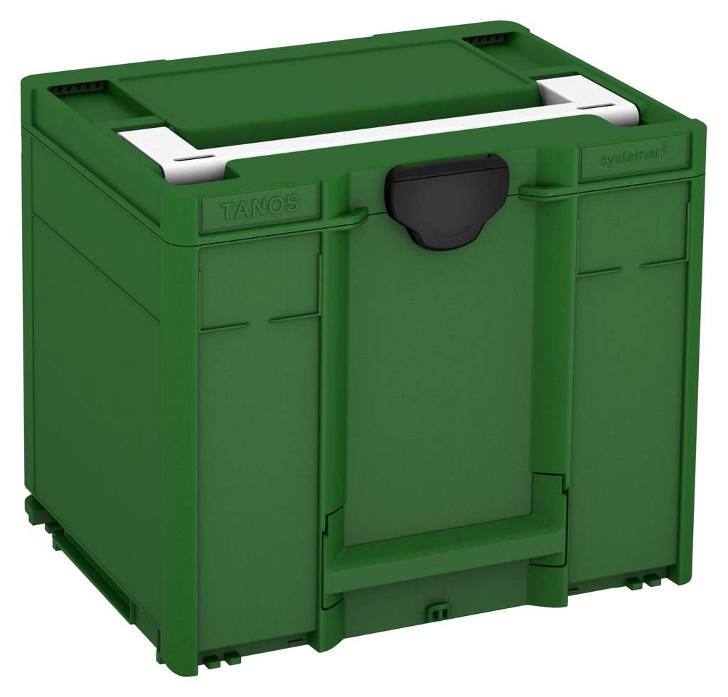 Systainer³ M 337, Emerald Green with White lid handle and Black catches