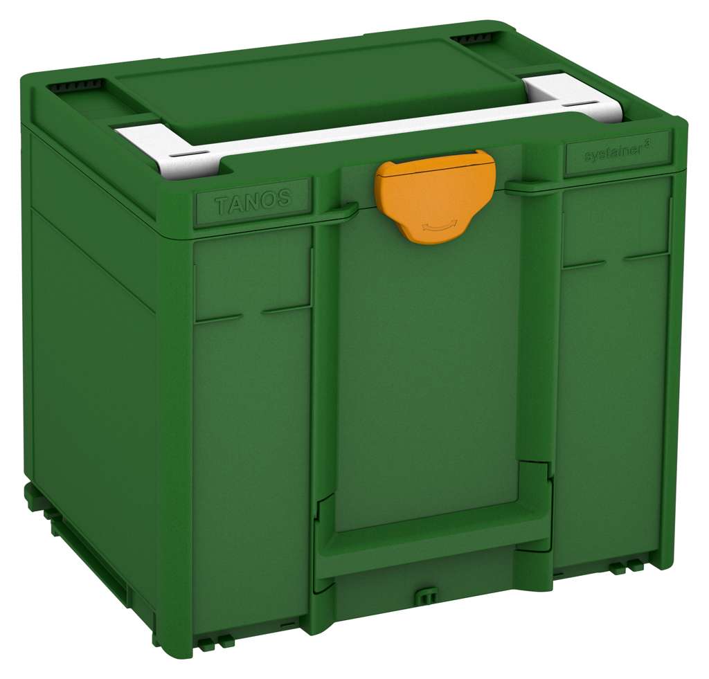 Systainer³ M 337, Emerald Green with White lid handle and Daffodil Yellow catches