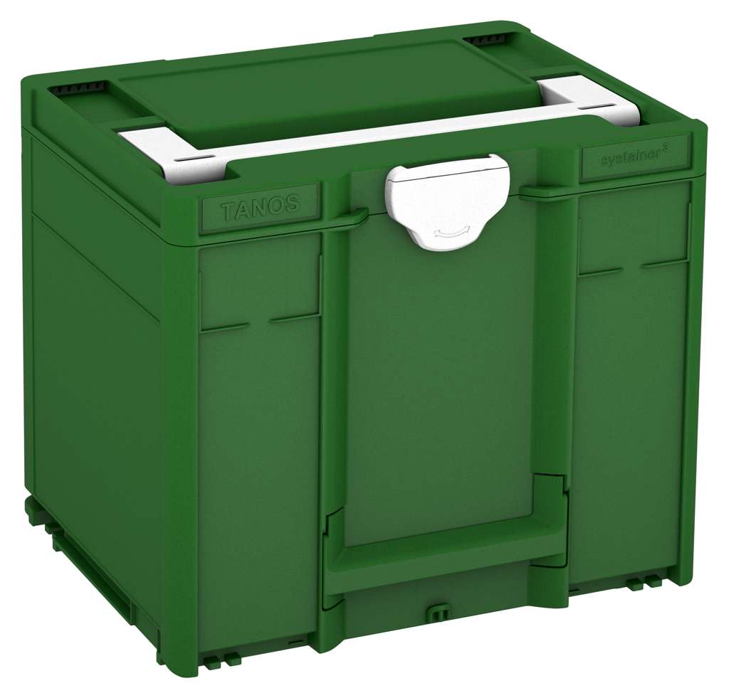 Systainer³ M 337, Emerald Green with White lid handle and White catches