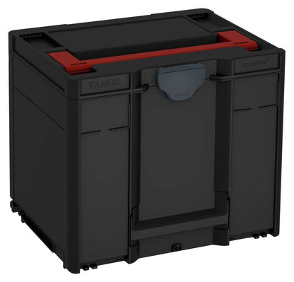 Systainer³ M 337, Black with Carmine Red lid handle and Anthracite catches