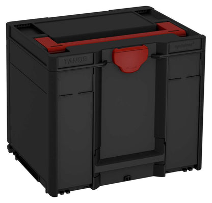 Systainer³ M 337, Black with Carmine Red lid handle and Carmine Red catches