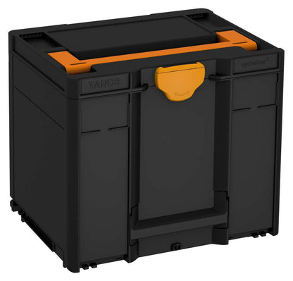 Systainer³ M 337, Black with Deep Orange lid handle and Daffodil Yellow catches