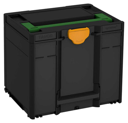 Systainer³ M 337, Black with Emerald Green lid handle and Daffodil Yellow catches