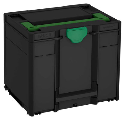 Systainer³ M 337, Black with Emerald Green lid handle and Signal Green catches