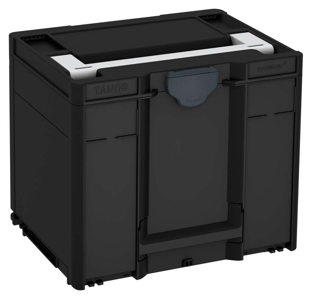 Systainer³ M 337, Black with Light Grey lid handle and Anthracite catches