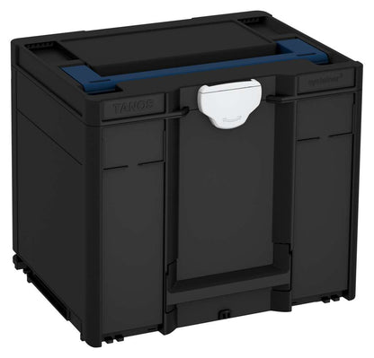 Systainer³ M 337, Black with Sapphire Blue lid handle and Light Grey catches