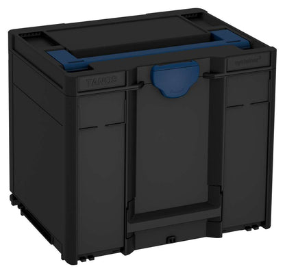 Systainer³ M 337, Black with Sapphire Blue lid handle and Sapphire Blue catches