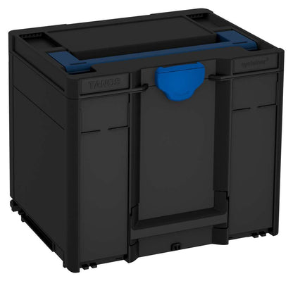 Systainer³ M 337, Black with Sapphire Blue lid handle and Signal Blue catches