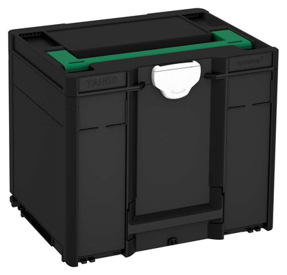 Systainer³ M 337, Black with Signal Green lid handle and White catches