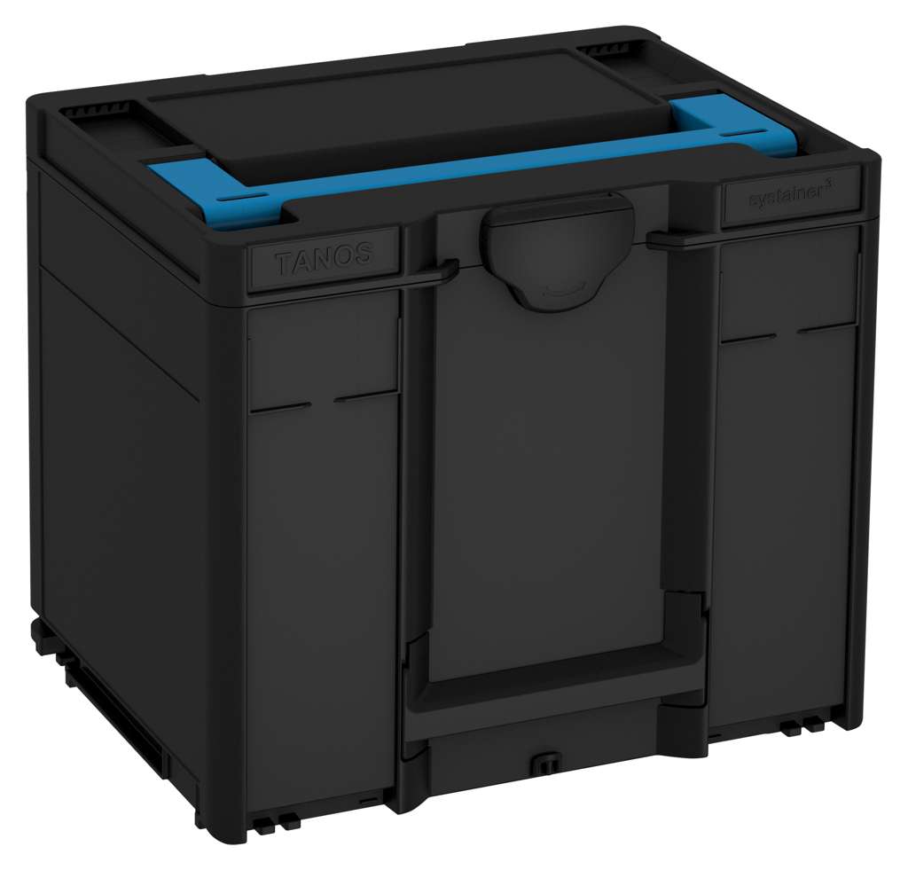 Systainer³ M 337, Black with Sky Blue lid handle