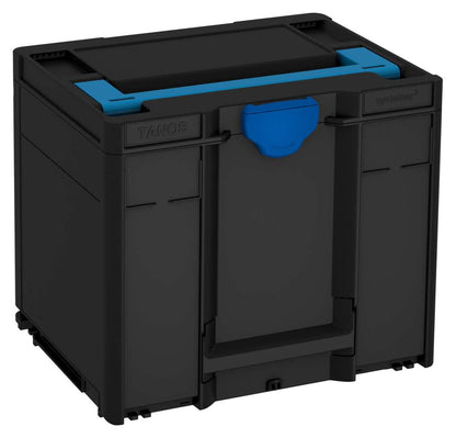 Systainer³ M 337, Black with Sky Blue lid handle and Signal Blue catches