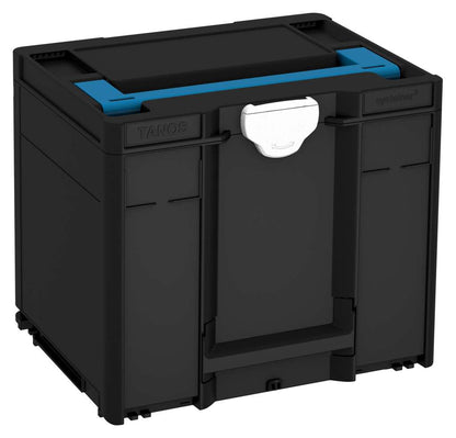 Systainer³ M 337, Black with Sky Blue lid handle and White catches