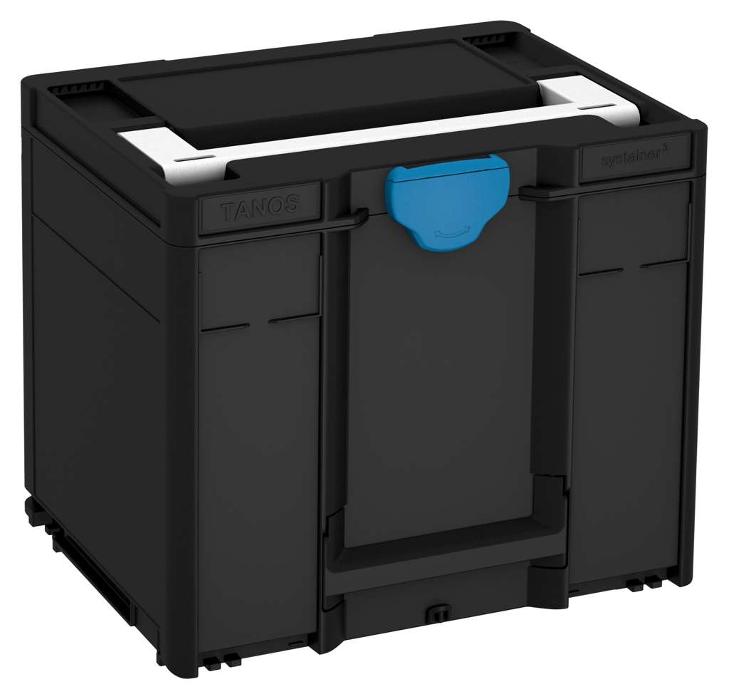 Systainer³ M 337, Black with White lid handle and Sky Blue catches