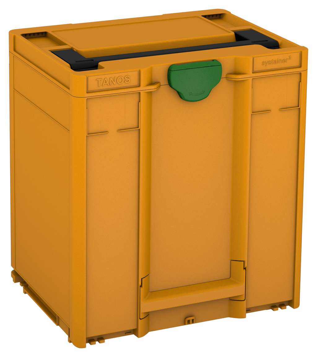 Systainer³ M 437, Daffodil Yellow with Black lid handle and Emerald Green catches