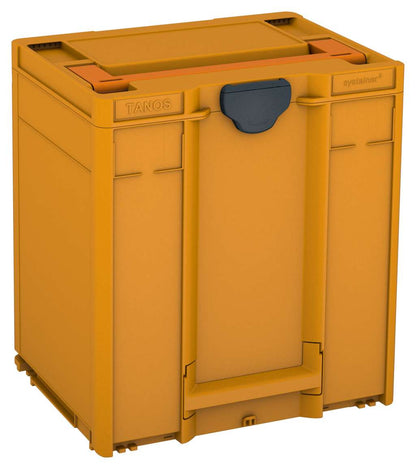 Systainer³ M 437, Daffodil Yellow with Deep Orange lid handle and Anthracite catches