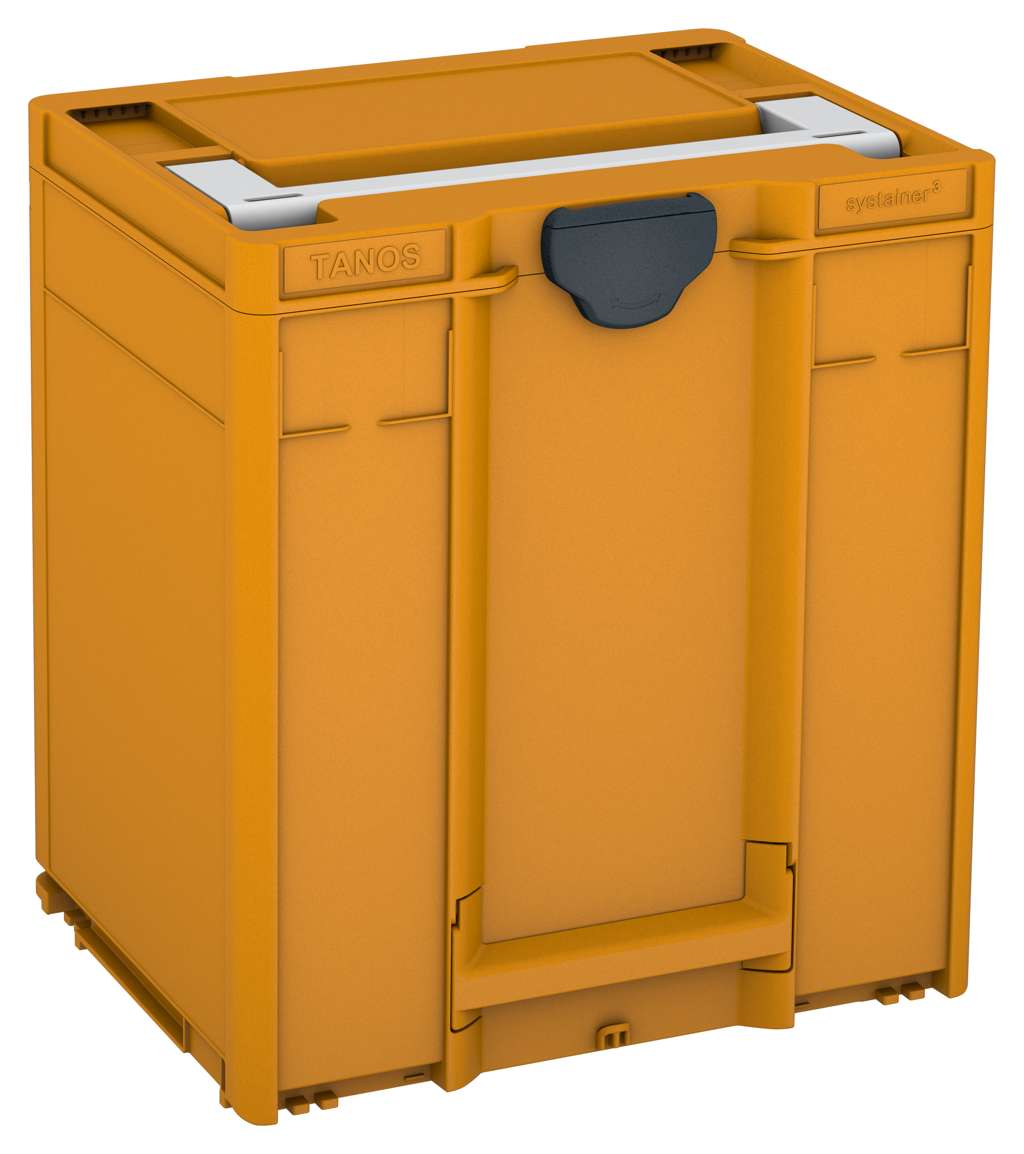 Systainer³ M 437, Daffodil Yellow with Light Grey lid handle and Anthracite catches