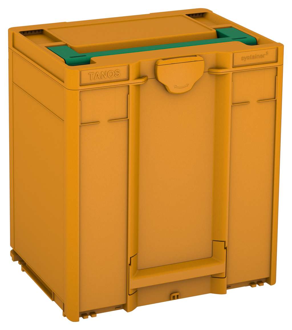 Systainer³ M 437, Daffodil Yellow with Signal Green lid handle