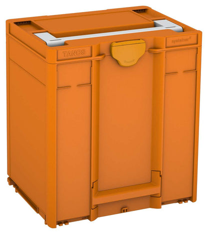 Systainer³ M 437, Deep Orange with Light Grey lid handle and Daffodil Yellow catches