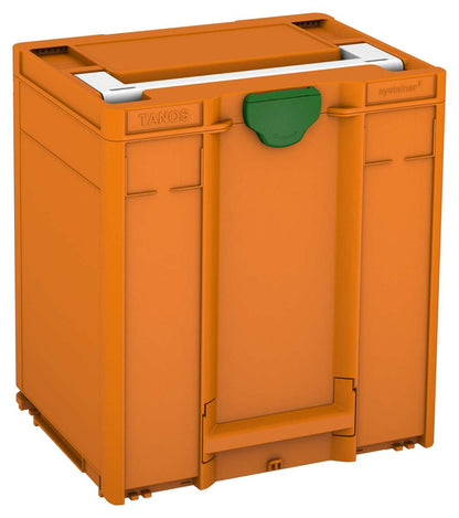 Systainer³ M 437, Deep Orange with White lid handle and Emerald Green catches