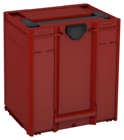 Systainer³ M 437, Carmine Red with Anthracite lid handle and Black catches