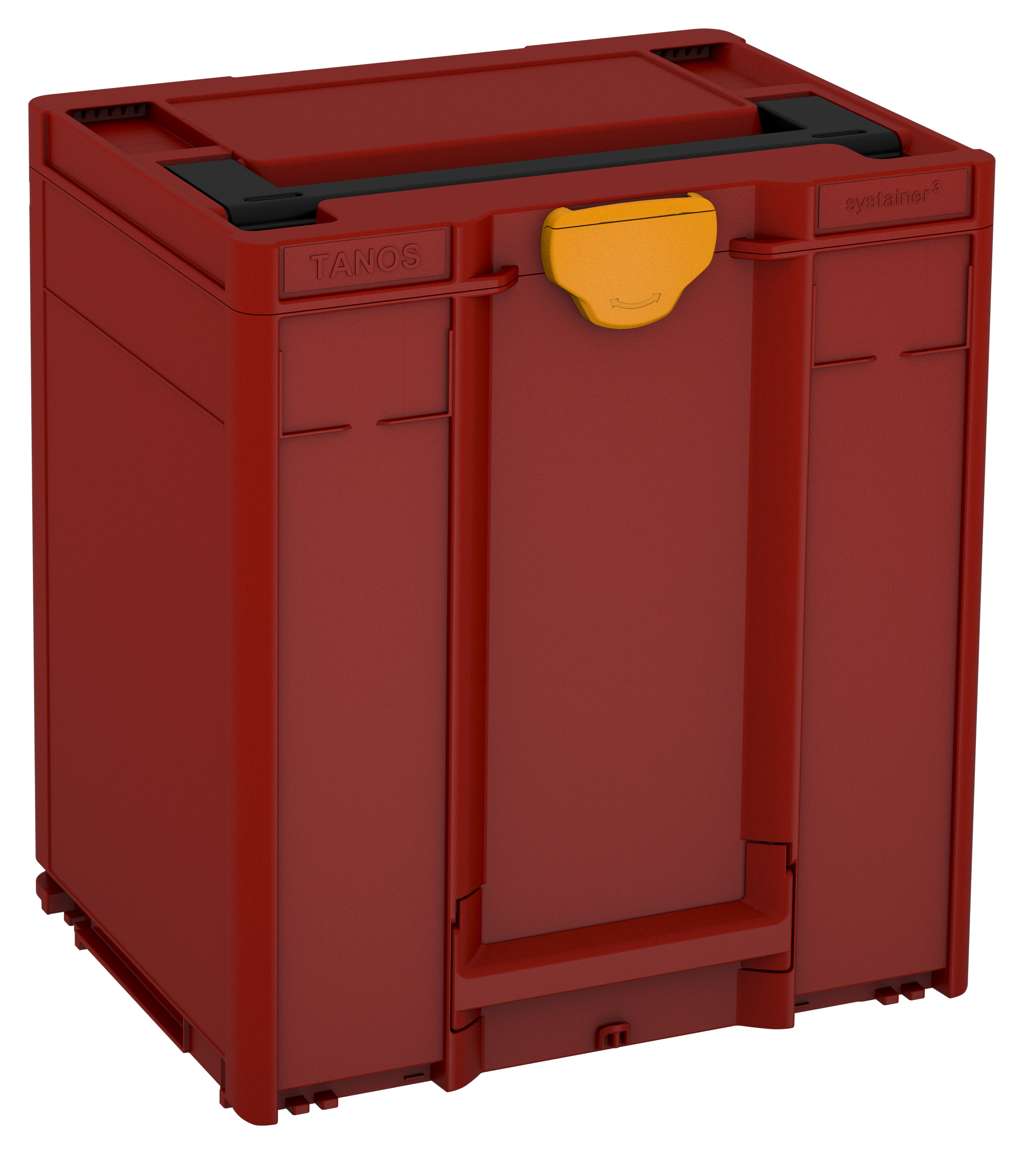 Systainer³ M 437, Carmine Red with Black lid handle and Daffodil Yellow catches