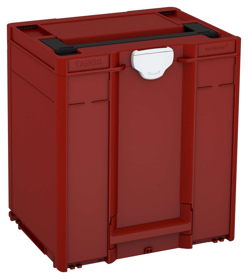 Systainer³ M 437, Carmine Red with Black lid handle and Light Grey catches