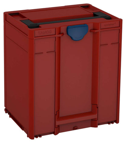 Systainer³ M 437, Carmine Red with Black lid handle and Sapphire Blue catches