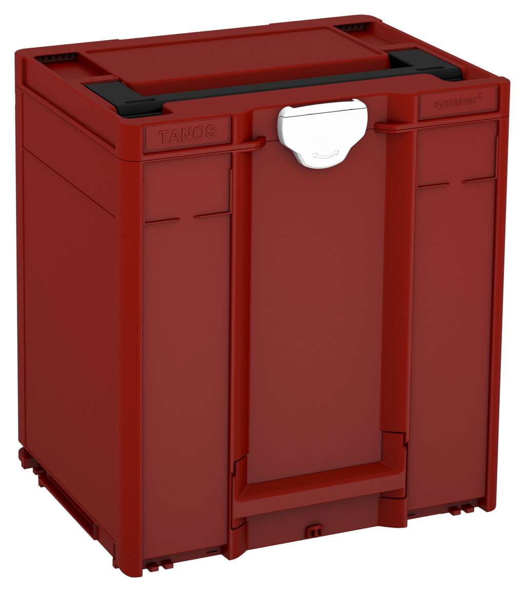 Systainer³ M 437, Carmine Red with Black lid handle and White catches