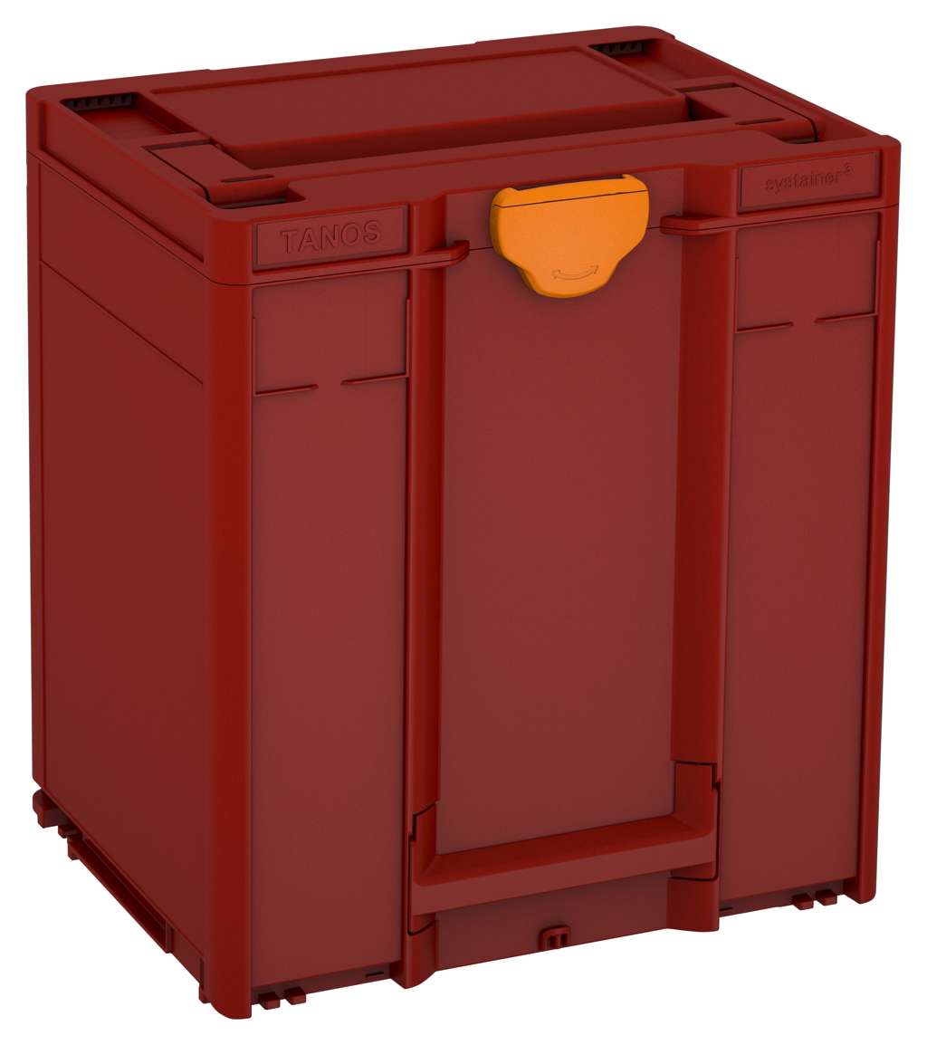 Systainer³ M 437, Carmine Red with Deep Orange catches