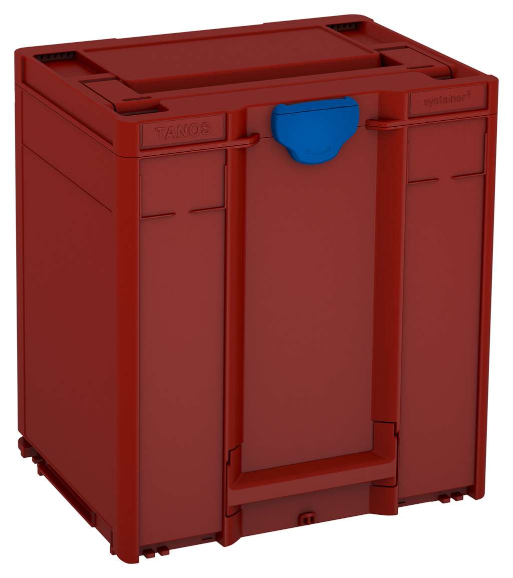 Systainer³ M 437, Carmine Red with Signal Blue catches