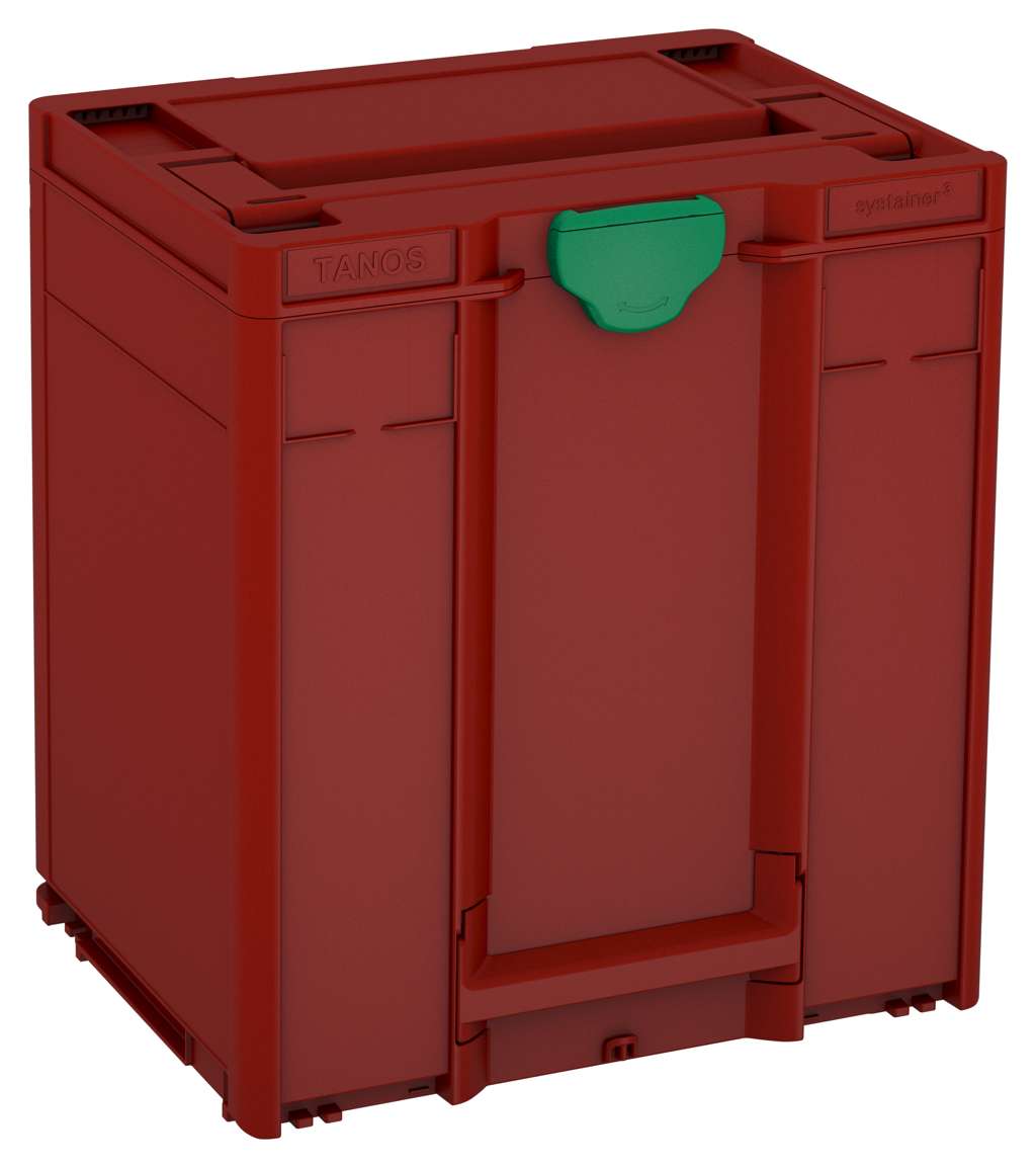 Systainer³ M 437, Carmine Red with Signal Green catches