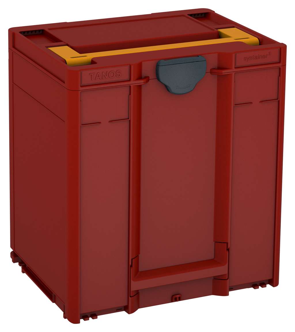 Systainer³ M 437, Carmine Red with Daffodil Yellow lid handle and Anthracite catches
