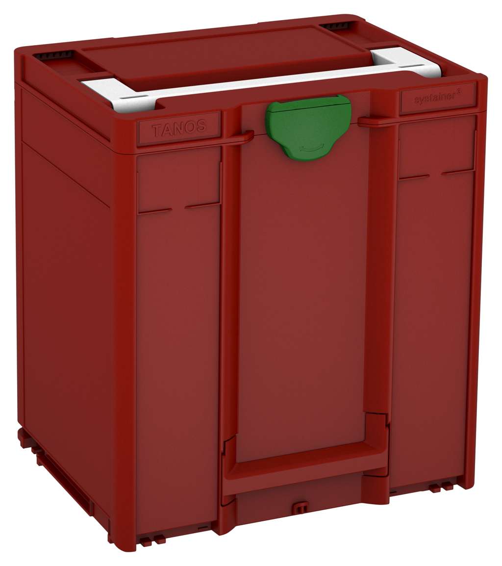 Systainer³ M 437, Carmine Red with White lid handle and Emerald Green catches