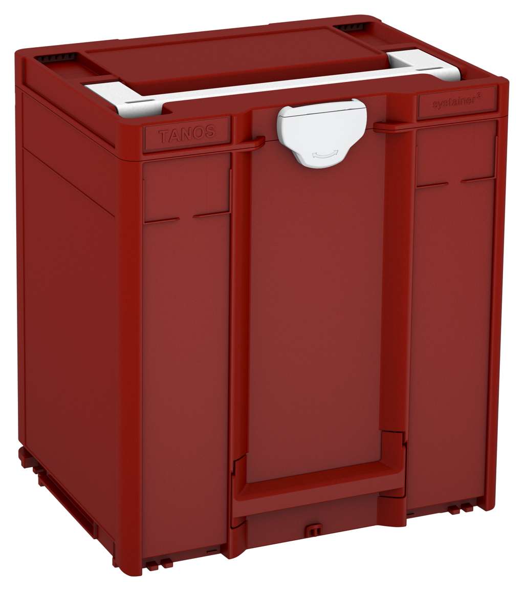 Systainer³ M 437, Carmine Red with White lid handle and Light Grey catches