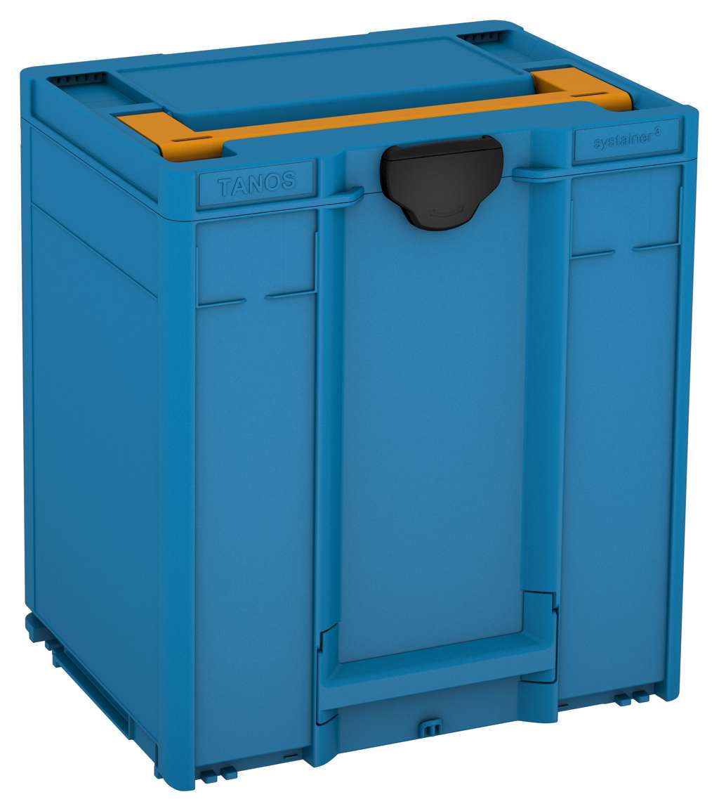 Systainer³ M 437, Sky Blue with Daffodil Yellow lid handle and Black catches