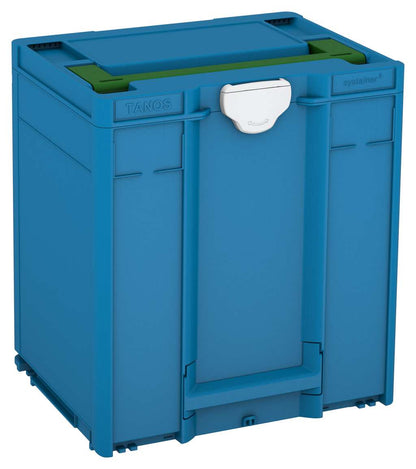 Systainer³ M 437, Sky Blue with Emerald Green lid handle and Light Grey catches