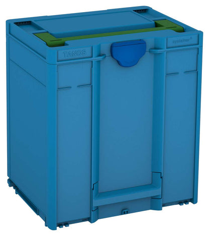 Systainer³ M 437, Sky Blue with Emerald Green lid handle and Signal Blue catches