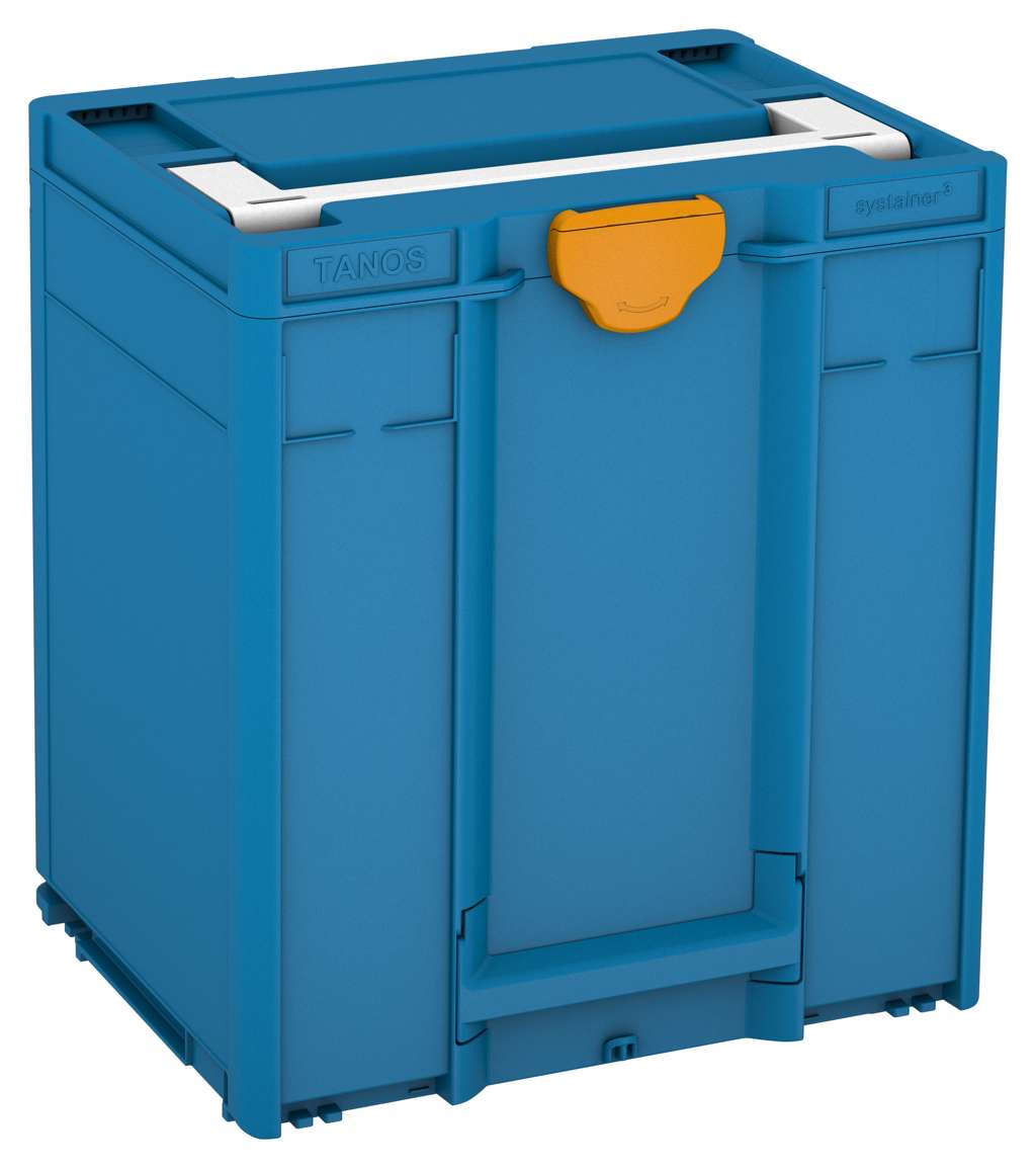 Systainer³ M 437, Sky Blue with White lid handle and Daffodil Yellow catches