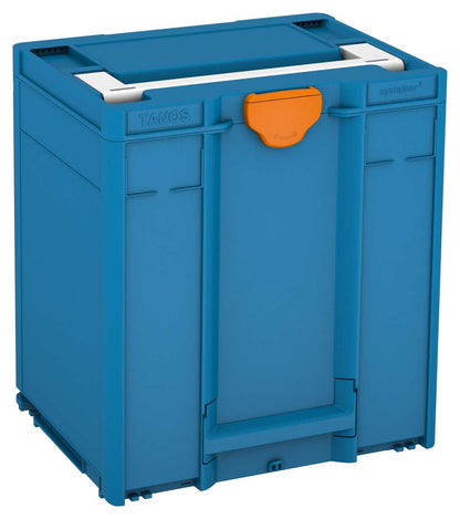 Systainer³ M 437, Sky Blue with White lid handle and Deep Orange catches