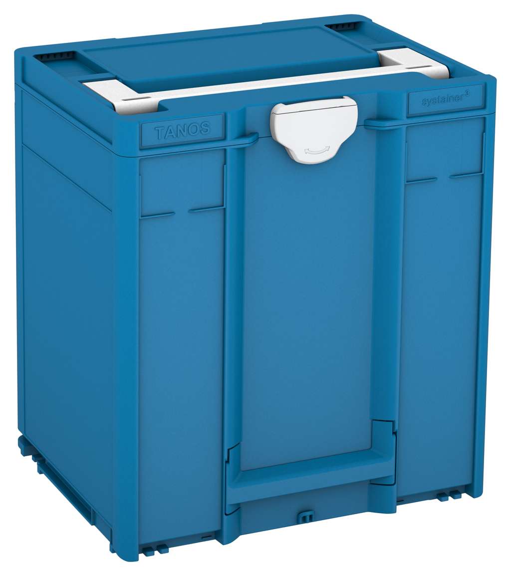 Systainer³ M 437, Sky Blue with White lid handle and Light Grey catches