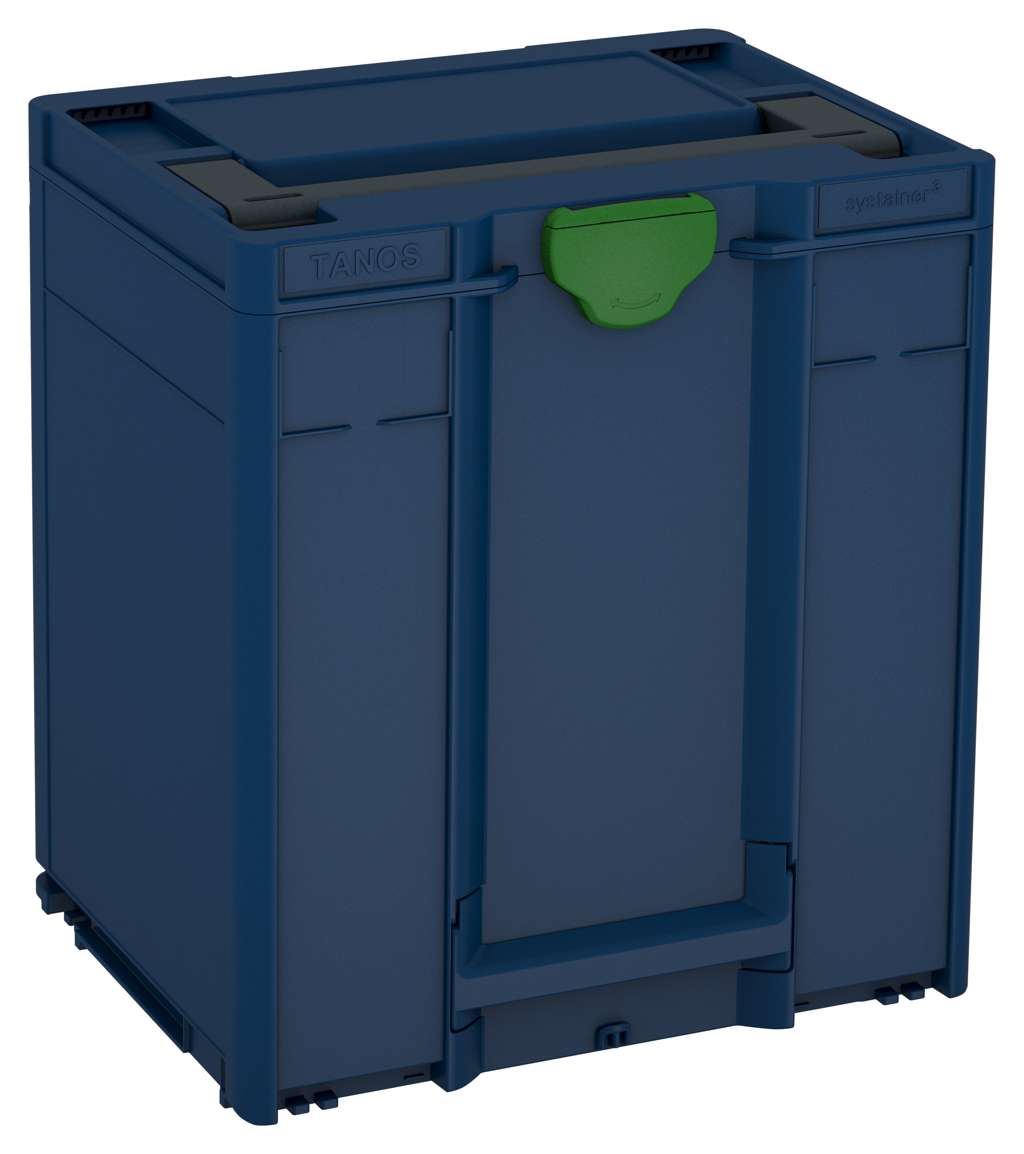 Systainer³ M 437, Sapphire Blue with Anthracite lid handle and Emerald Green catches