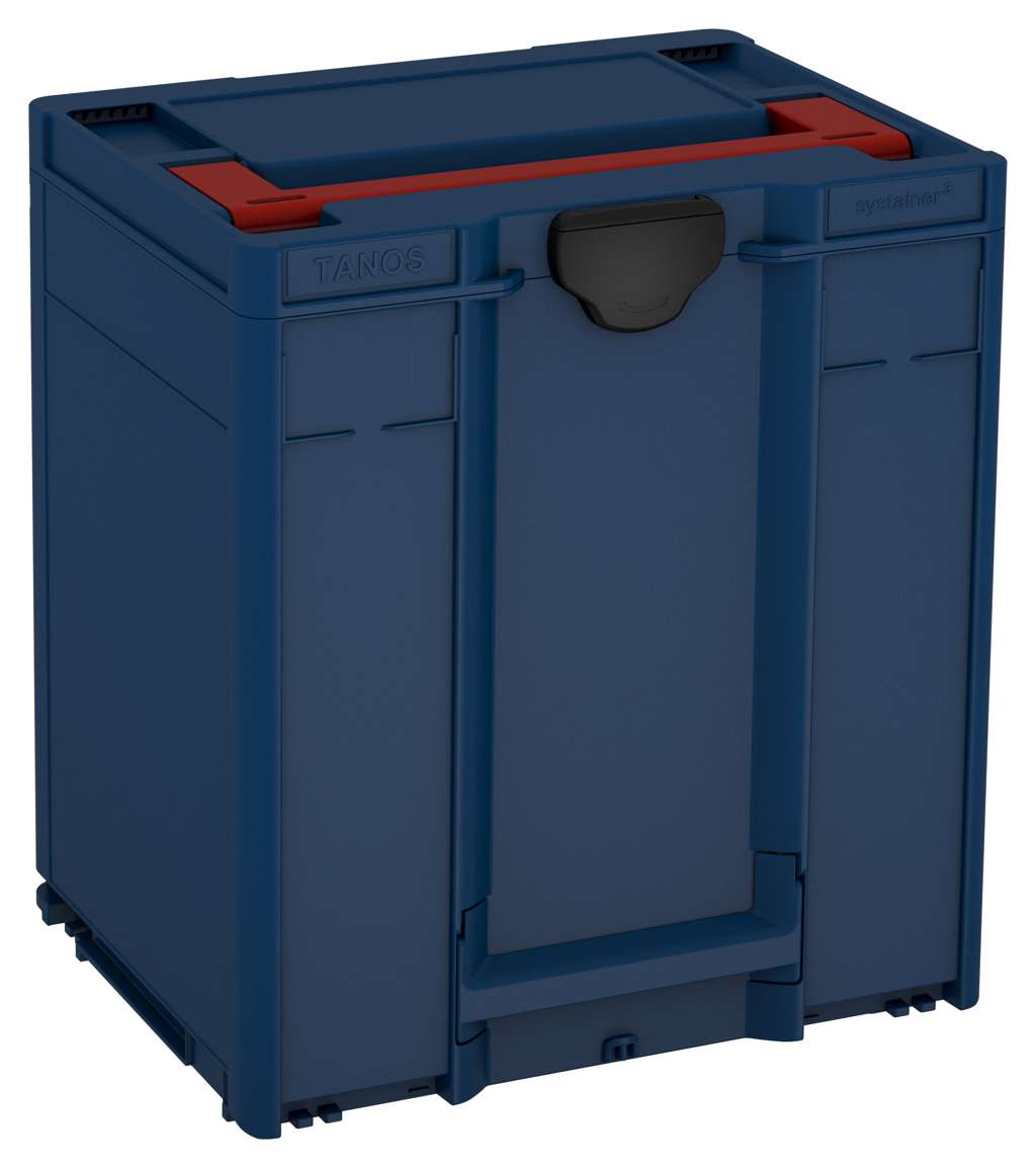 Systainer³ M 437, Sapphire Blue with Carmine Red lid handle and Black catches