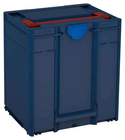 Systainer³ M 437, Sapphire Blue with Carmine Red lid handle and Signal Blue catches