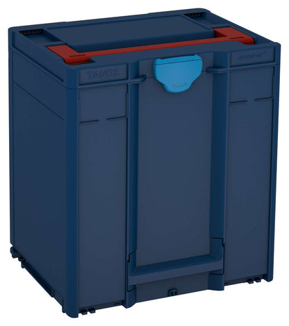 Systainer³ M 437, Sapphire Blue with Carmine Red lid handle and Sky Blue catches