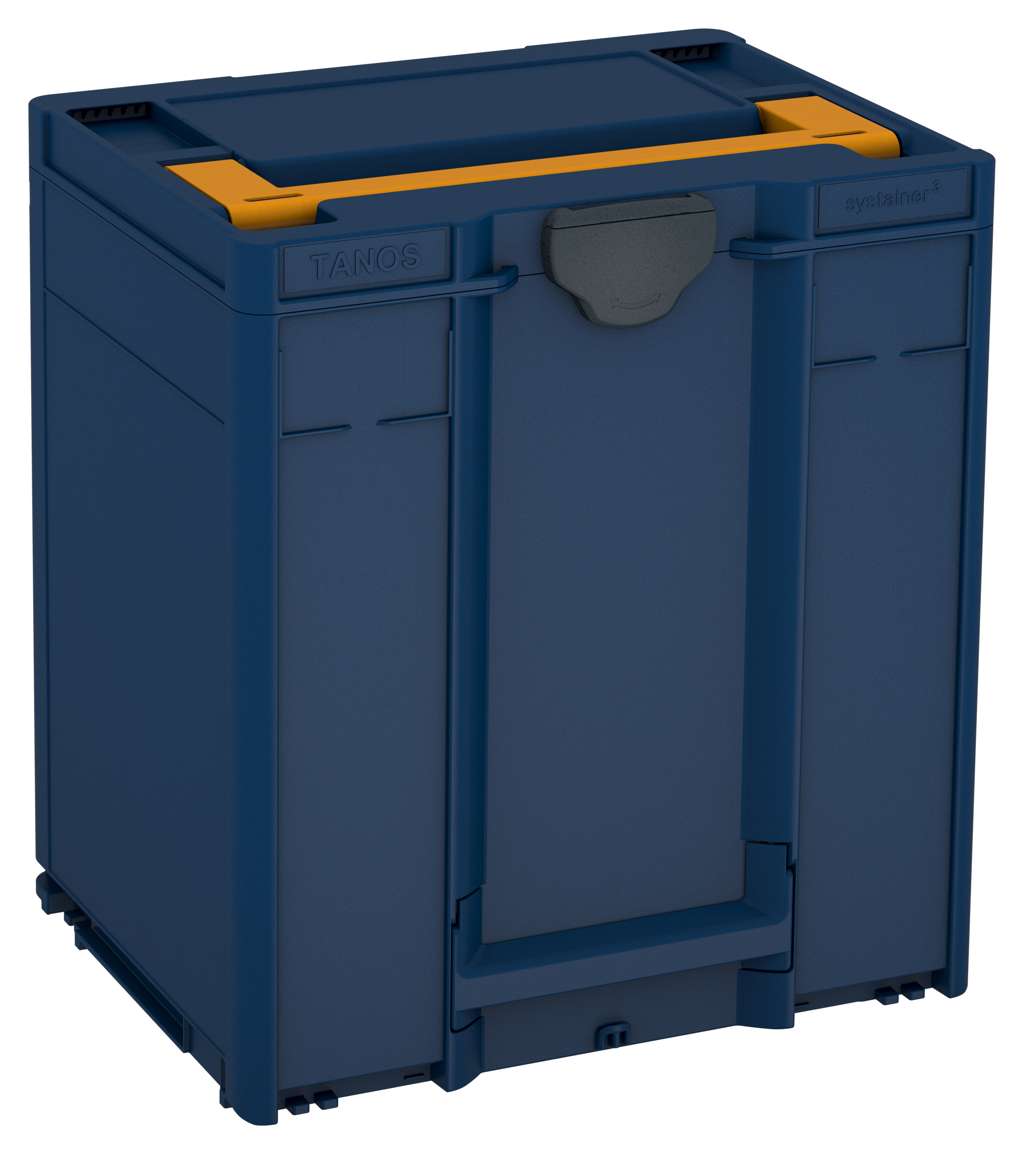 Systainer³ M 437, Sapphire Blue with Daffodil Yellow lid handle and Anthracite catches